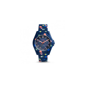 Horlogeband (Band + Kastcombinatie) Fossil ES4141 Onderliggend Silicoon Multicolor